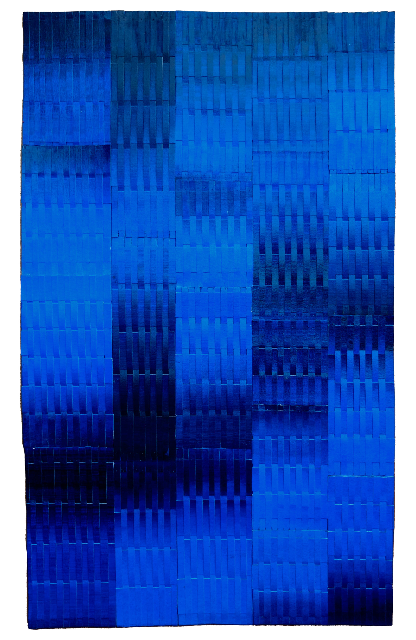 Flow (Time Lines Series) (2024) Collage with 300g woven aquarelle paper and acrylic (Private Collection)
